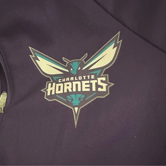 Hands High NBA Charlotte Hornets G-III 1/4 Zip SZ M Purple NWT Athleisure - Picture 3 of 13